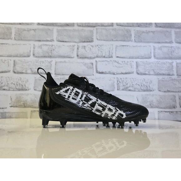 Adidas Adizero Scorch Football Cleat GW5071 - Black/White Mens Size 8